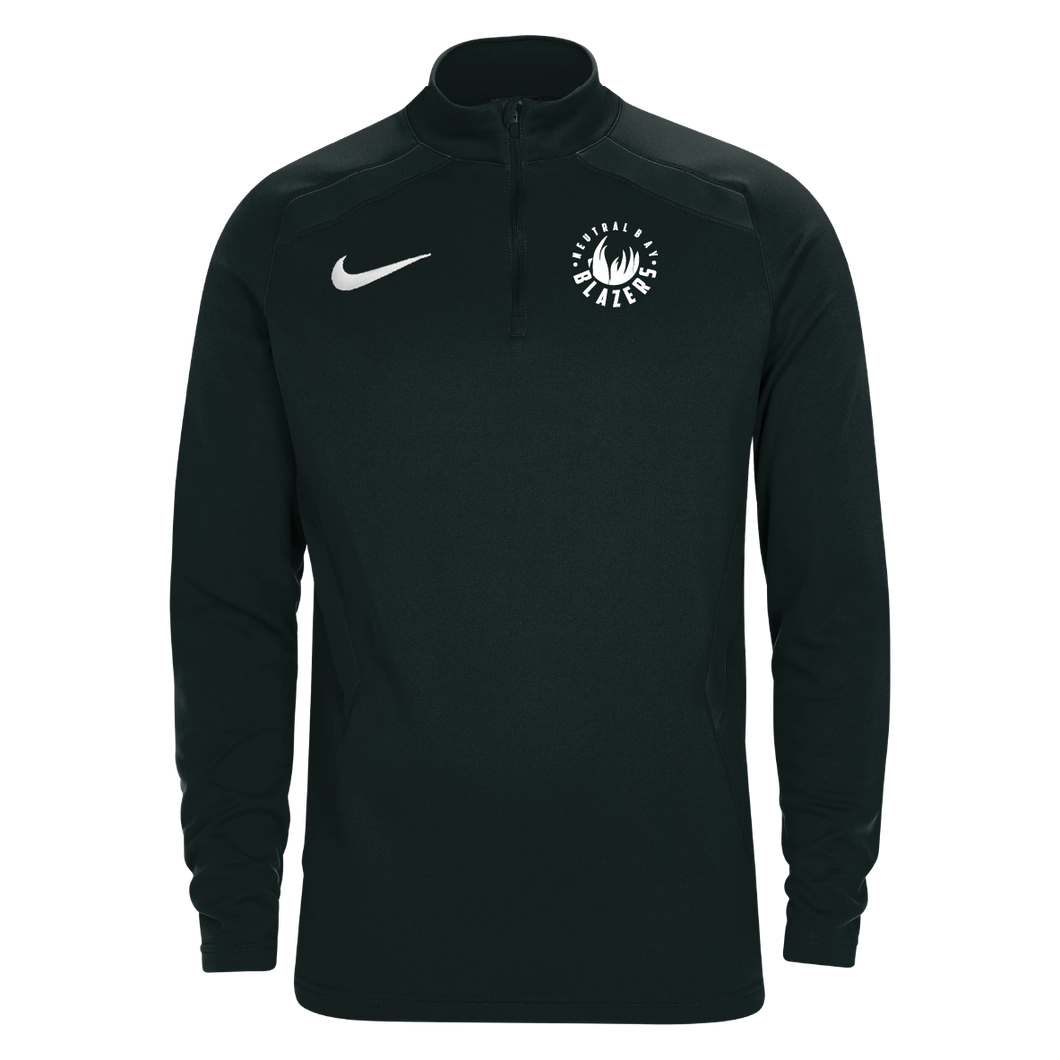 Mens Nike Training 1/4 Zip Midlayer (Neutral Bay Blazers)