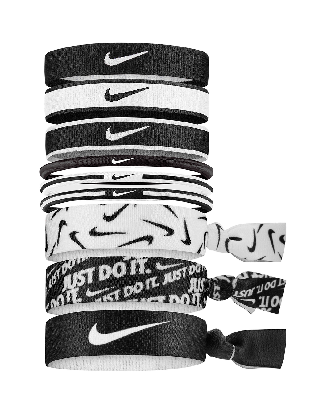 Nike Mixed Ponytail Holder - Assorted 9 Pack