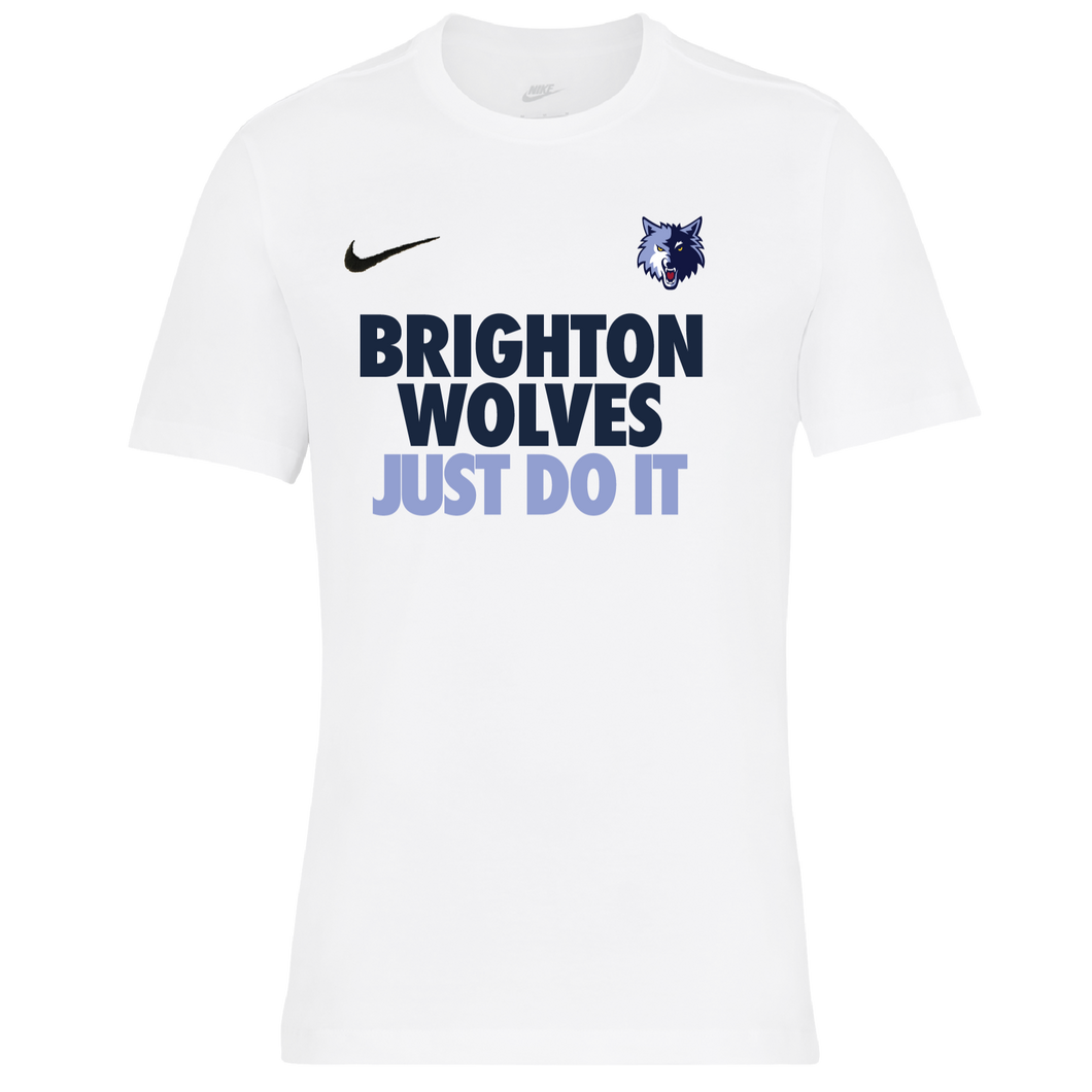 Unisex Nike Cotton T-Shirt (Brighton Wolves Basketball)