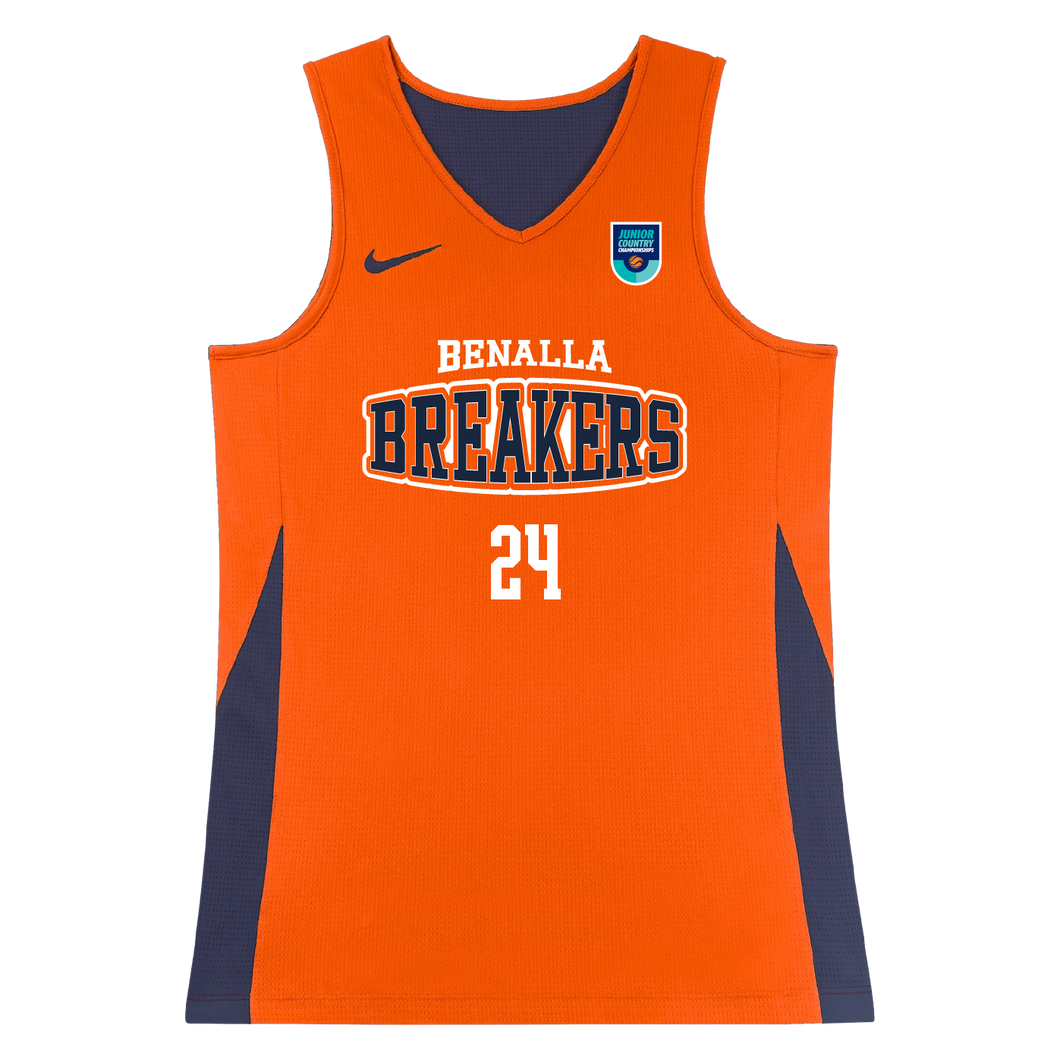 Womens Reversible Squad PLAYING Jersey (Benalla Breakers)