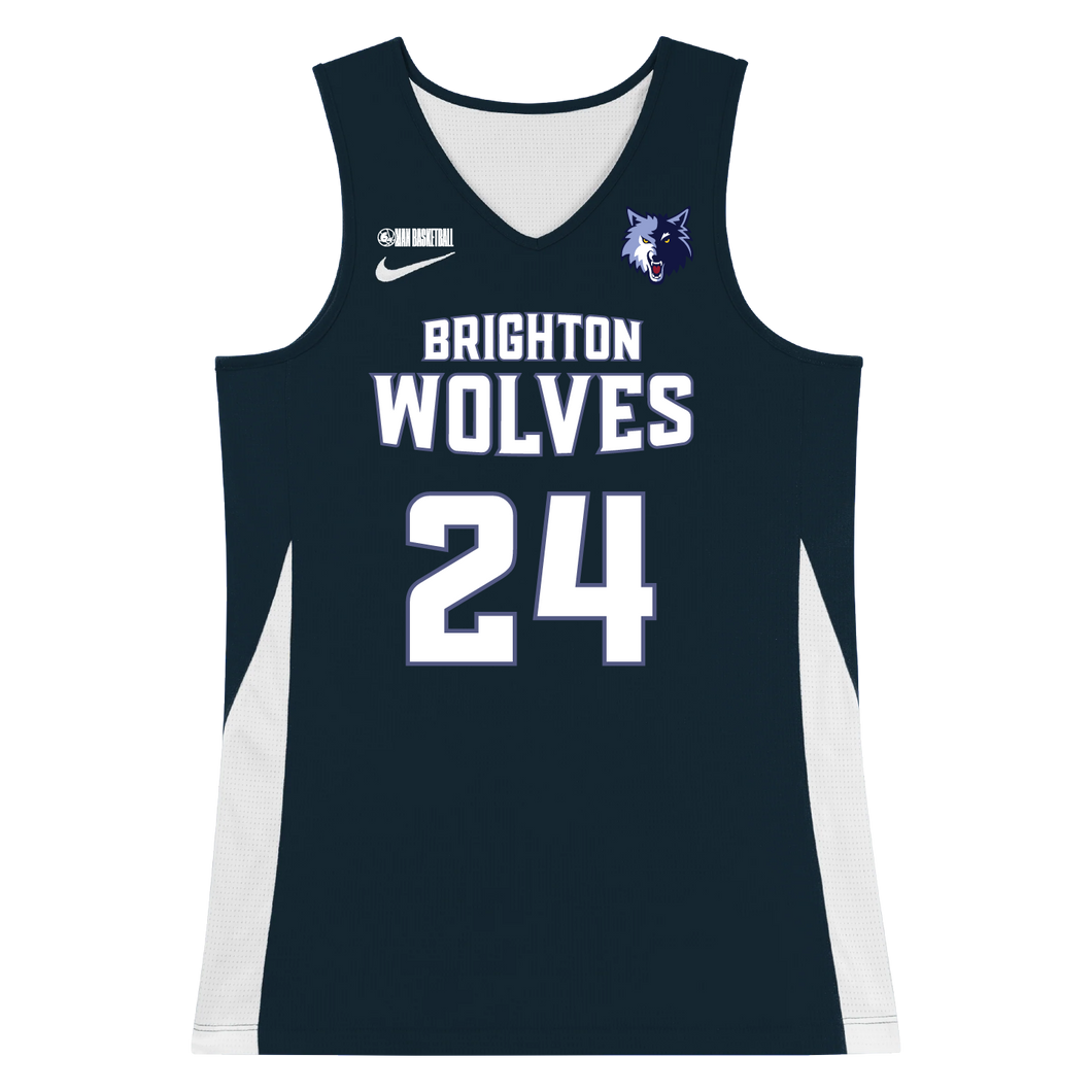 Mens Reversible PLAYING Jersey (Brighton Wolves Basketball)