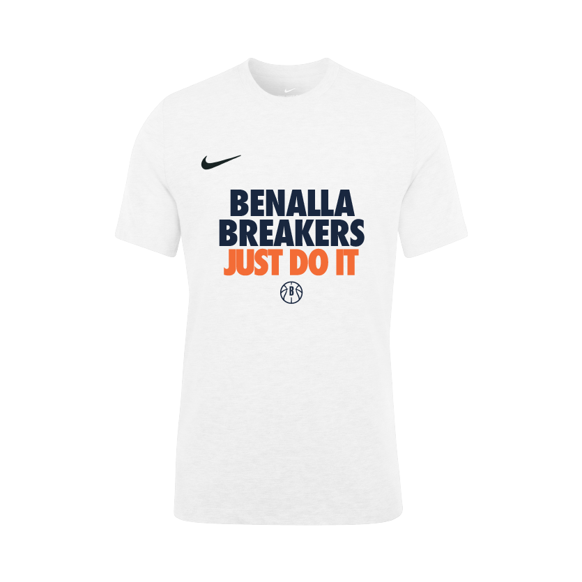 Unisex Nike Cotton T-Shirt (Benalla Breakers Basketball)