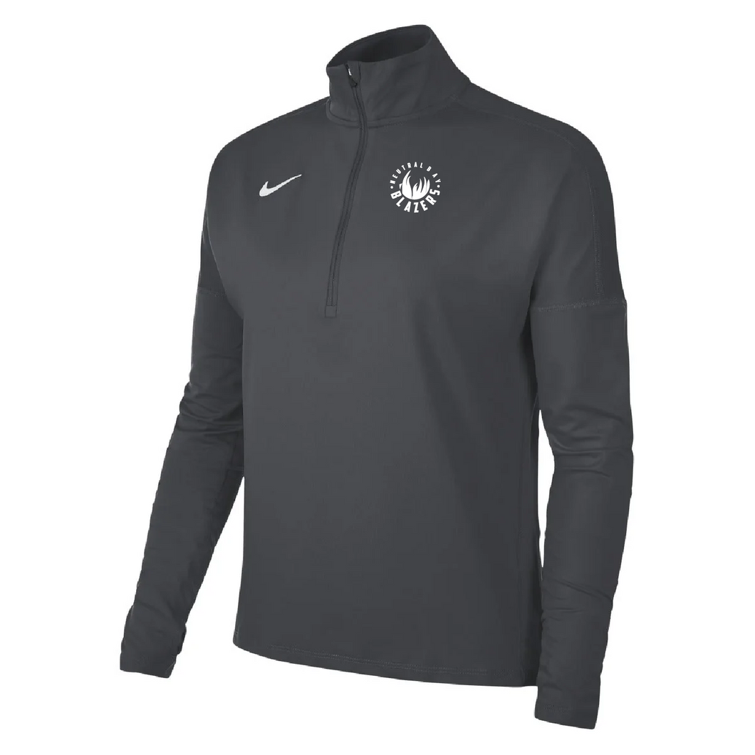 Womens Nike Dry Element Top Half Zip (Neutral Bay Blazers)