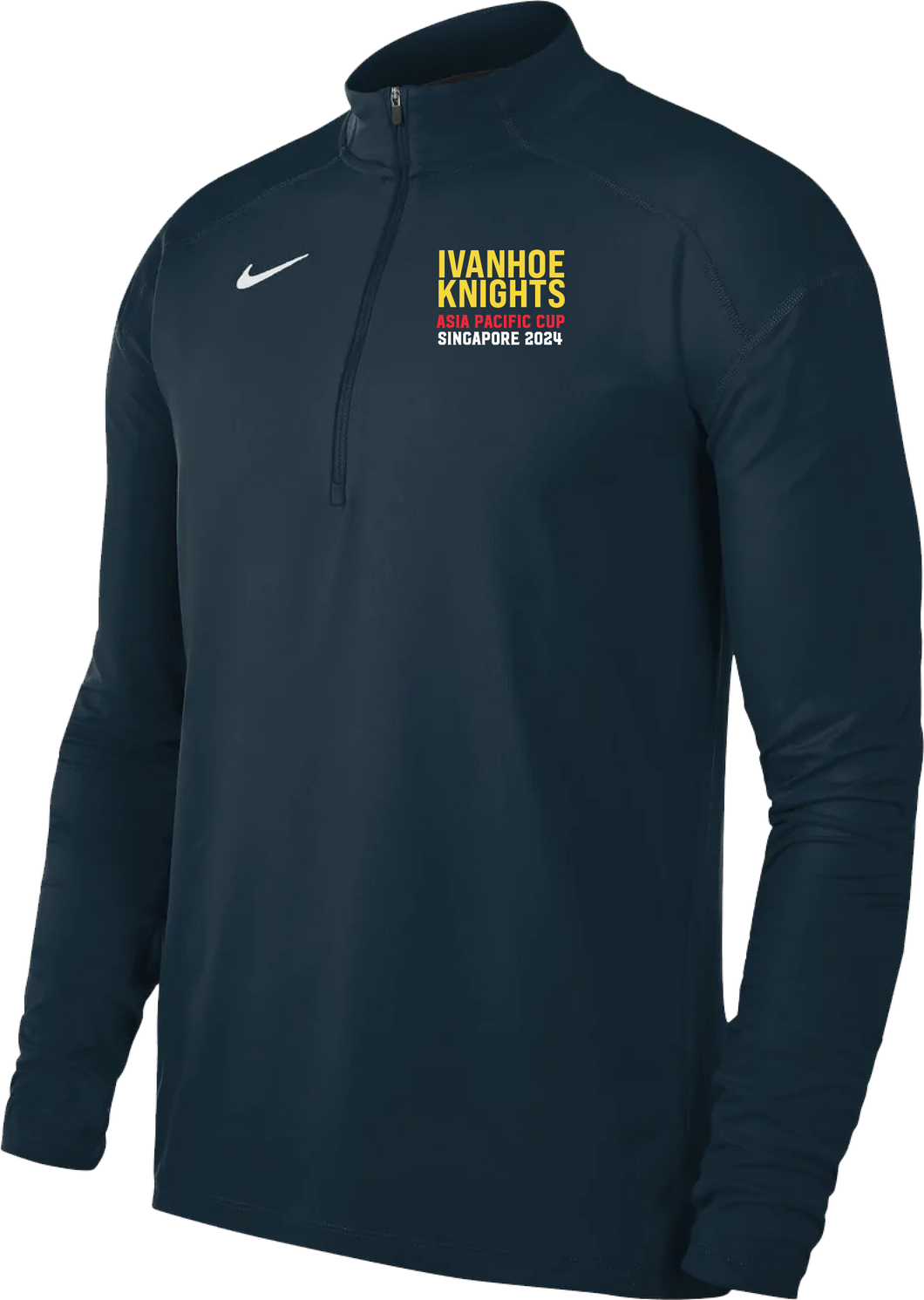 Mens Nike Dry Element Top Half Zip (Ivanhoe Knights - Singapore 2024)