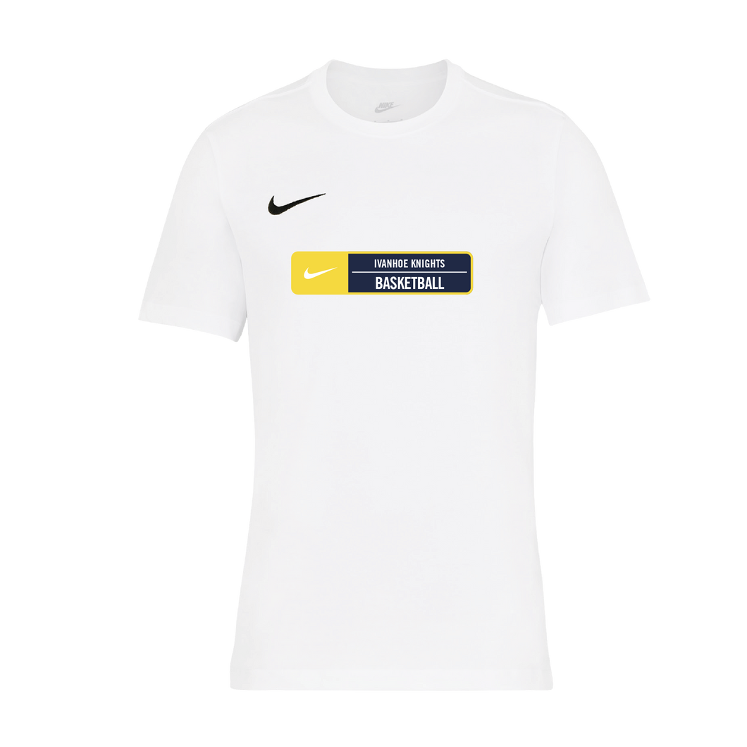 Unisex Nike Cotton T-Shirt - Nike Express Range (Ivanhoe Knights Basketball Club)
