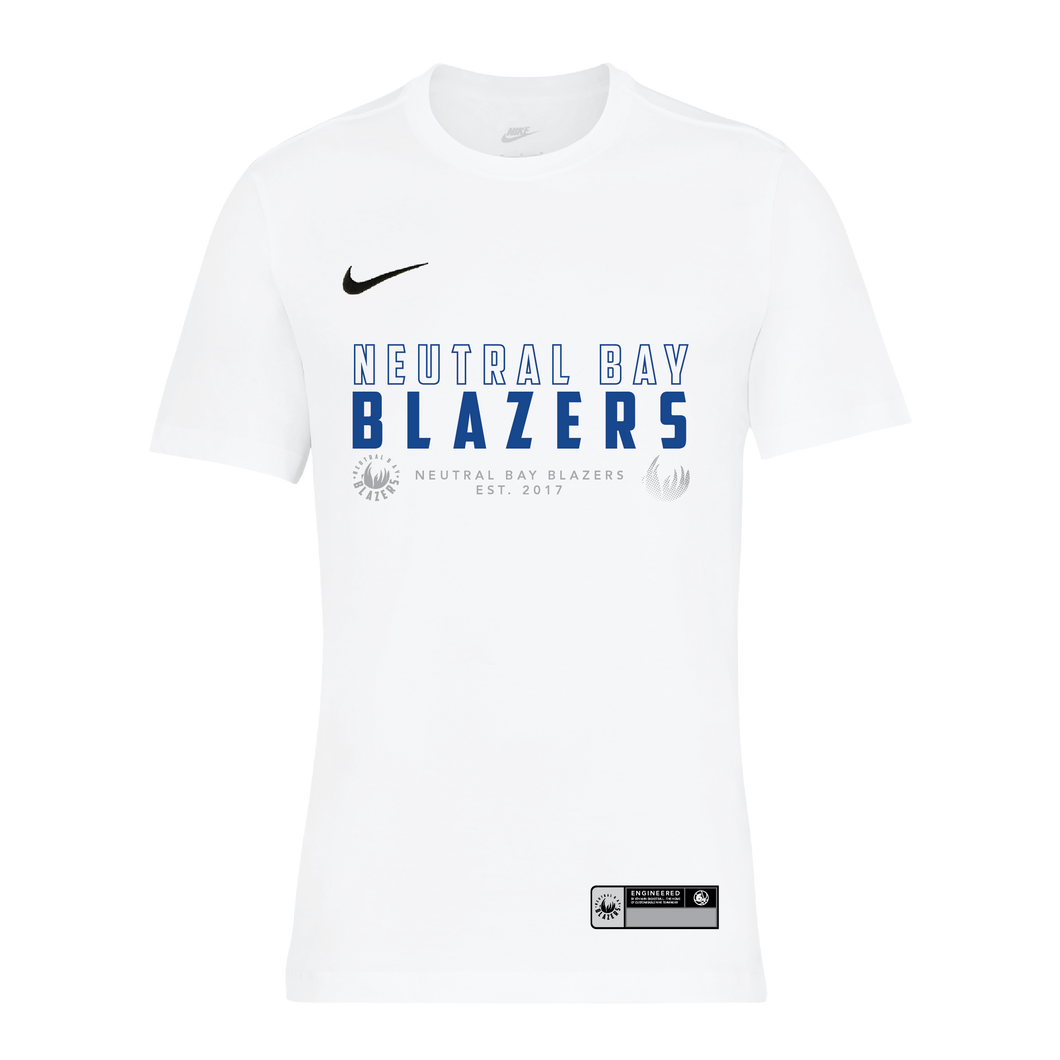 Unisex Nike Cotton T-Shirt (Neutral Bay Blazers)