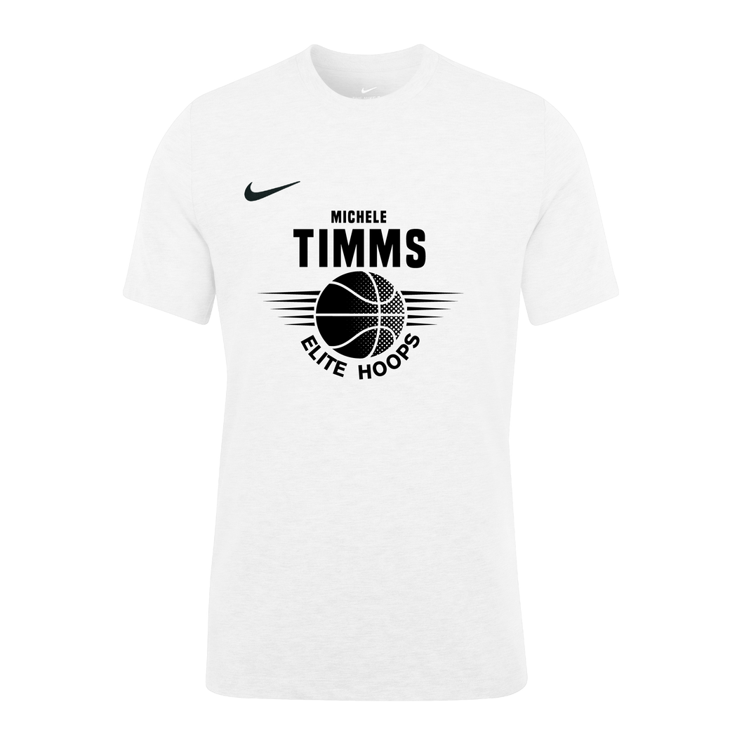 Unisex Nike Cotton T-Shirt (Michele Timms Elite Hoops)