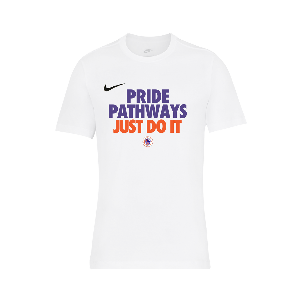 Unisex Nike Cotton T-Shirt (Pride Pathways)