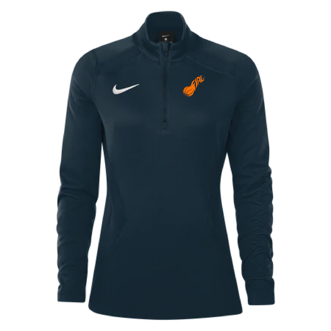 Womens Nike Training 1/4 Zip Midlayer (Sunshine Coast Fire Basketball)