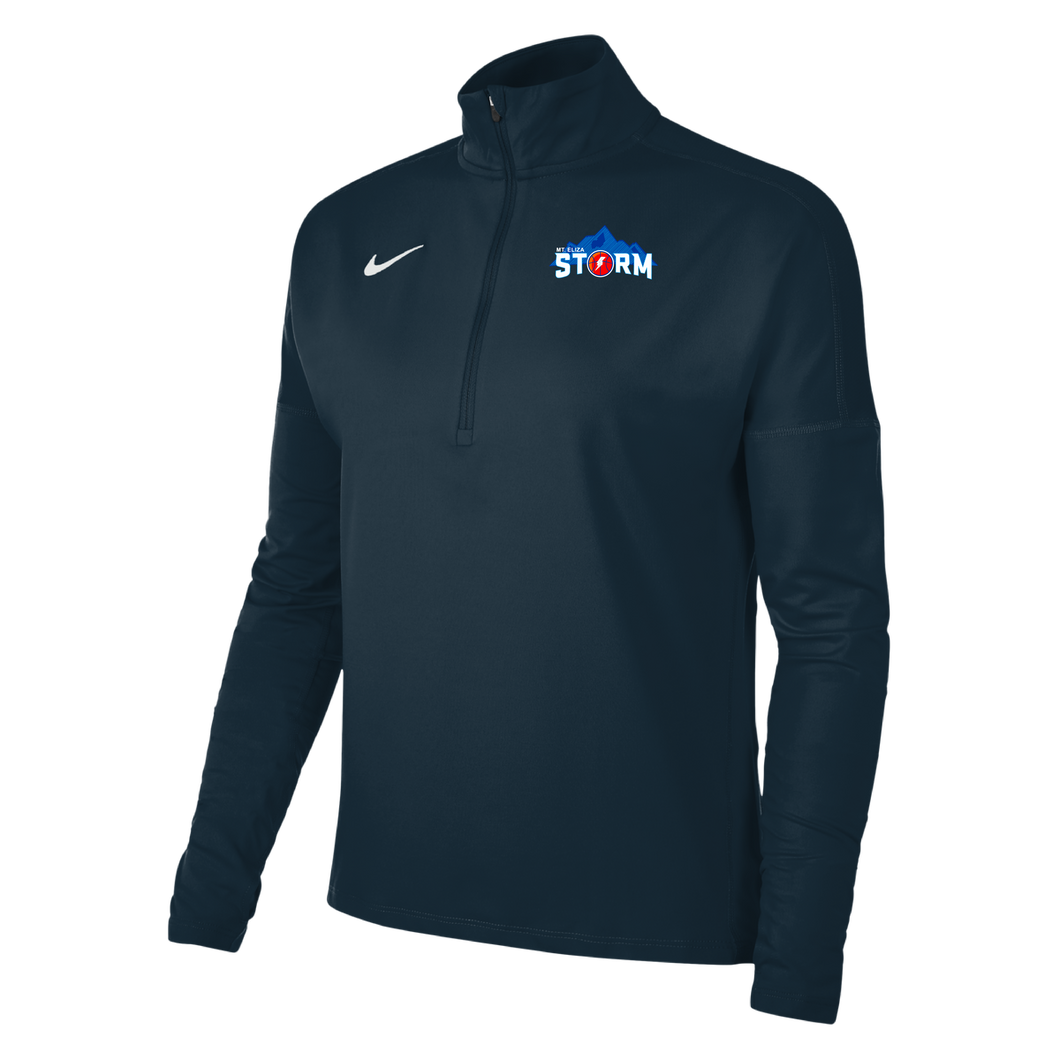 Womens Nike Dry Element Top Half Zip (Mt. Eliza Storm Basketball)