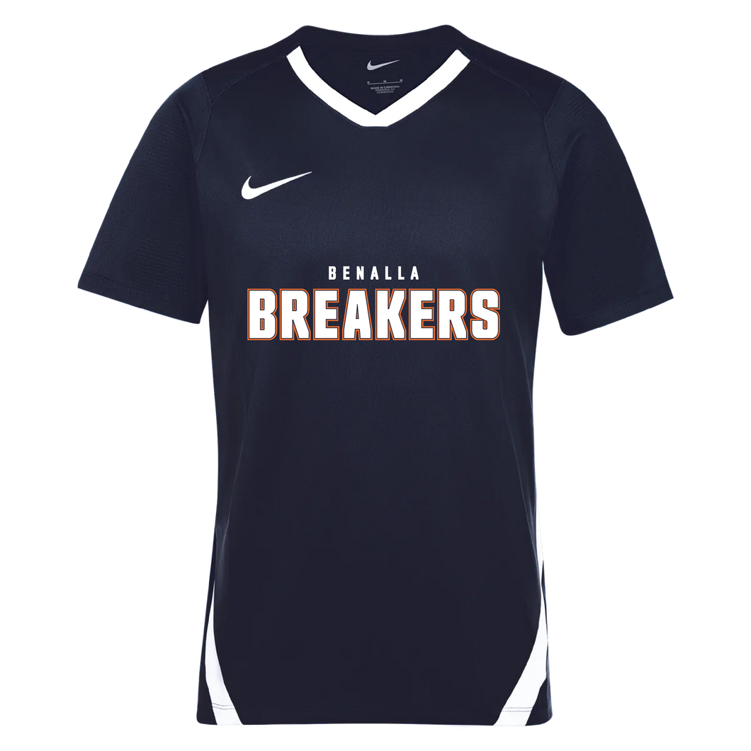 Mens Nike Team Spike Short Sleeve Jersey (Benalla Breakers Basketball)