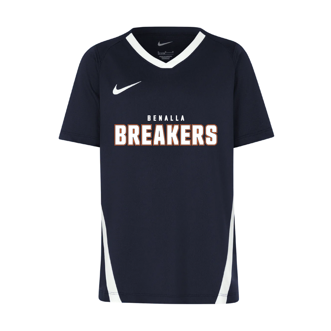 Youth Nike Spike Short Sleeve Jersey (Benalla Breakers Basketball)
